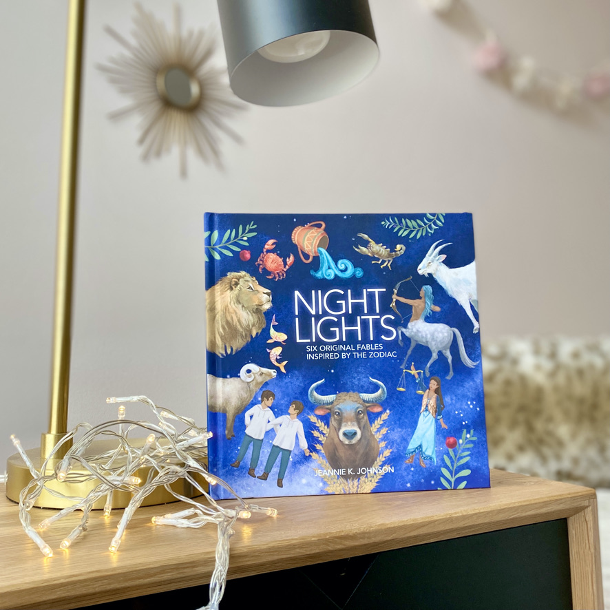 Night Lights: Six Original Fables Inspired by the Zodiac, illustrated and written by Jeannie K. Johnson | Book Review